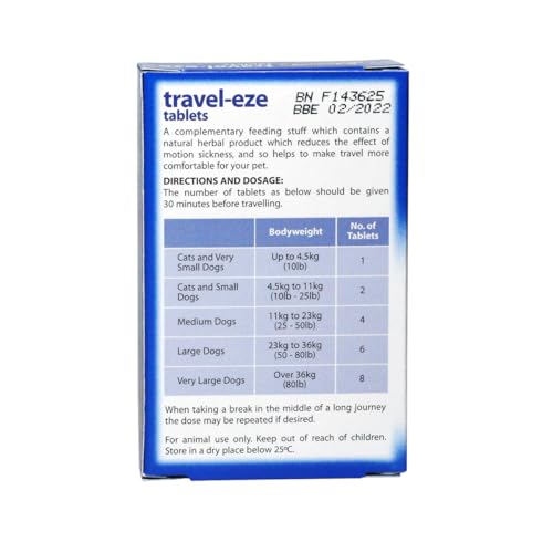 Johnsons Vet Travel Capsules for Dogs