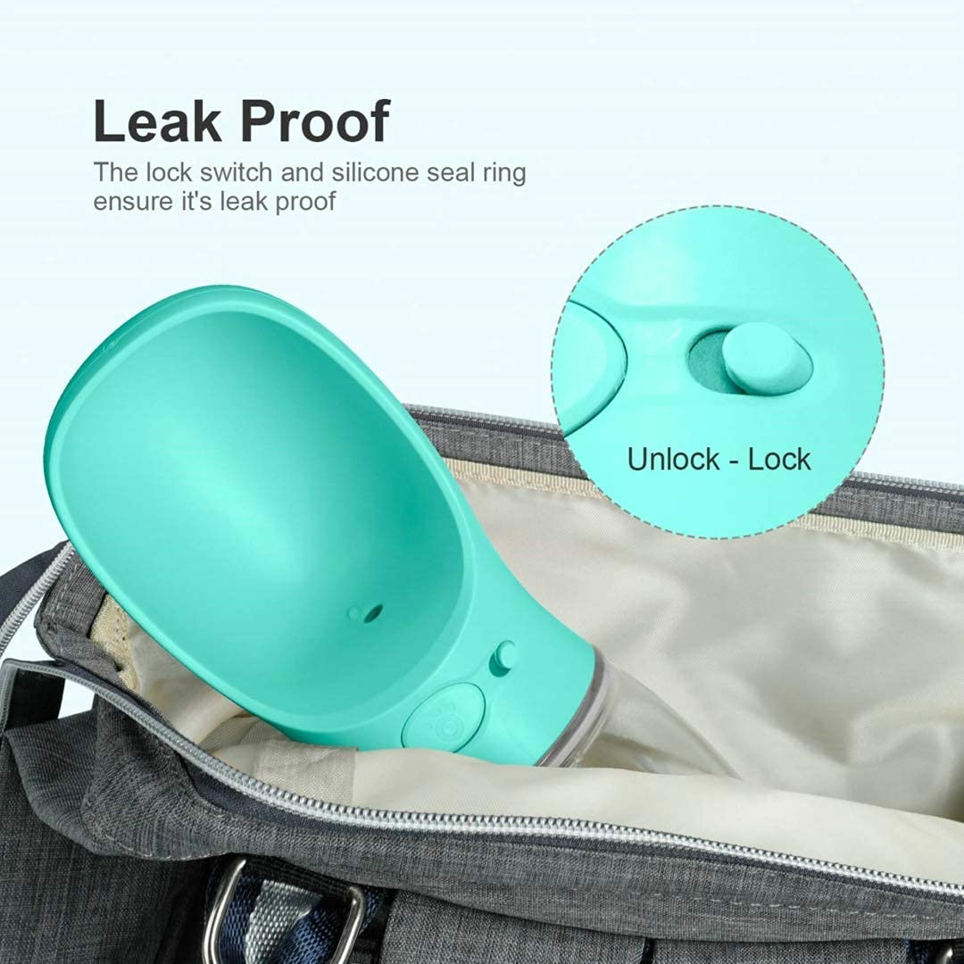 COTOP Dog Water Bottle-350ml/550ml Portable Dog Drinking Bottles for Walking Travel,Leak-Proof Puppy Doggy Drinking Dispenser & Feeder for Hiking, Camping, Outdoor Dog Drinking Bowl Dog Gift