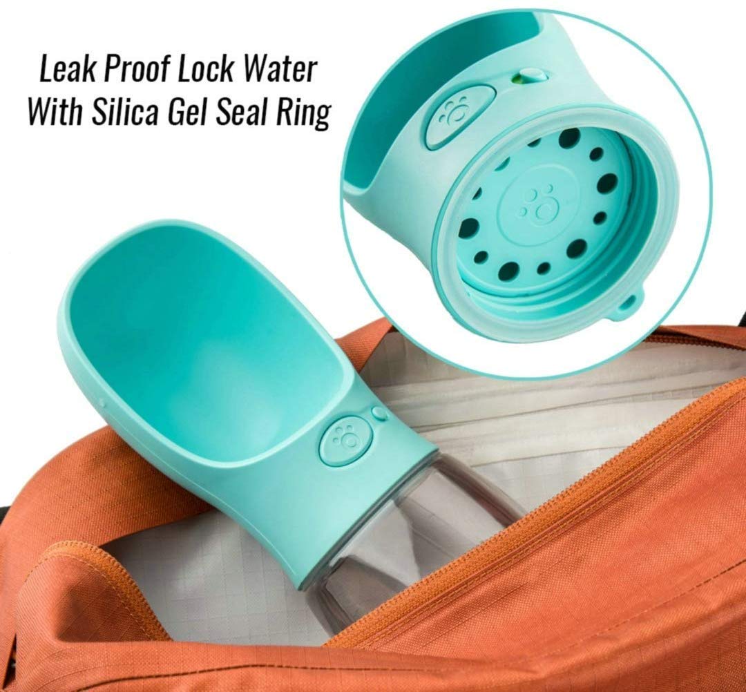 COTOP Dog Water Bottle-350ml/550ml Portable Dog Drinking Bottles for Walking Travel,Leak-Proof Puppy Doggy Drinking Dispenser & Feeder for Hiking, Camping, Outdoor Dog Drinking Bowl Dog Gift