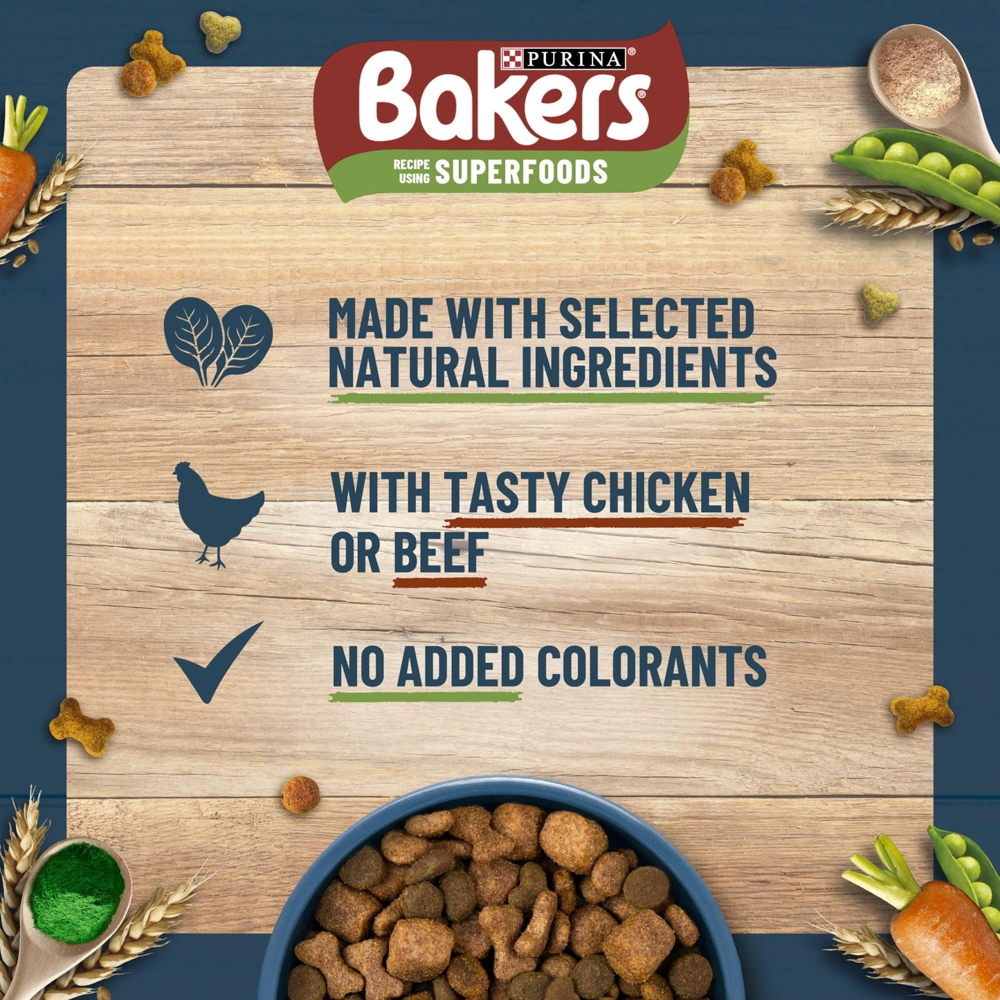 Bakers Adult Dog Beef & Veg Dry Food 14kg