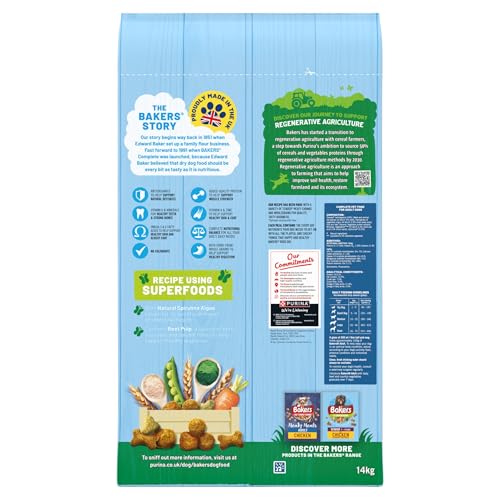 Bakers Adult Dog Beef & Veg Dry Food 14kg