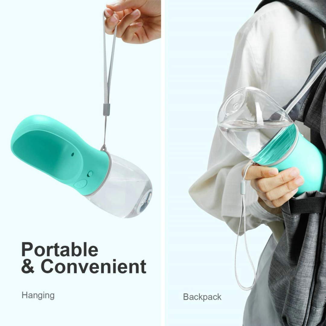 COTOP Dog Water Bottle-350ml/550ml Portable Dog Drinking Bottles for Walking Travel,Leak-Proof Puppy Doggy Drinking Dispenser & Feeder for Hiking, Camping, Outdoor Dog Drinking Bowl Dog Gift