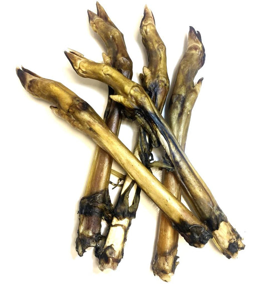 *Premium* Doe Legs x 10 Deer Venison Natural Dog Treats Chews Low Fat LOS
