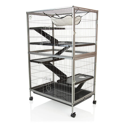 Cozy Pet Rodent Cage for Rat, Ferret, Chinchilla, Degu or other Small Pets, Large Rodent Cage RC02